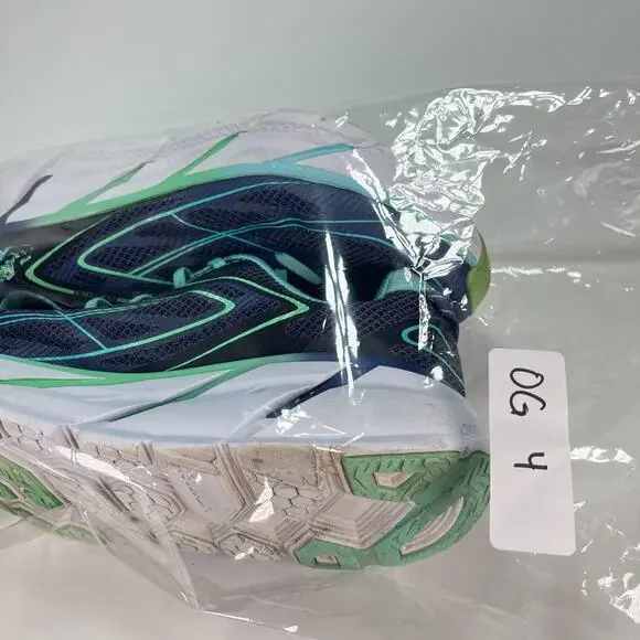 Hoka One One Clifton 3 Navy Blue Teal Shoes 1012045 MBSBD Womens Sz 11 Men's 9.5 - Picture 11 of 11